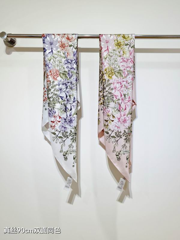 Dior silk scarf 90X90cm E071103